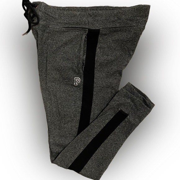 PINK Victoria's Secret Pants - Pink VS Gray Fitted Yoga Joggers
